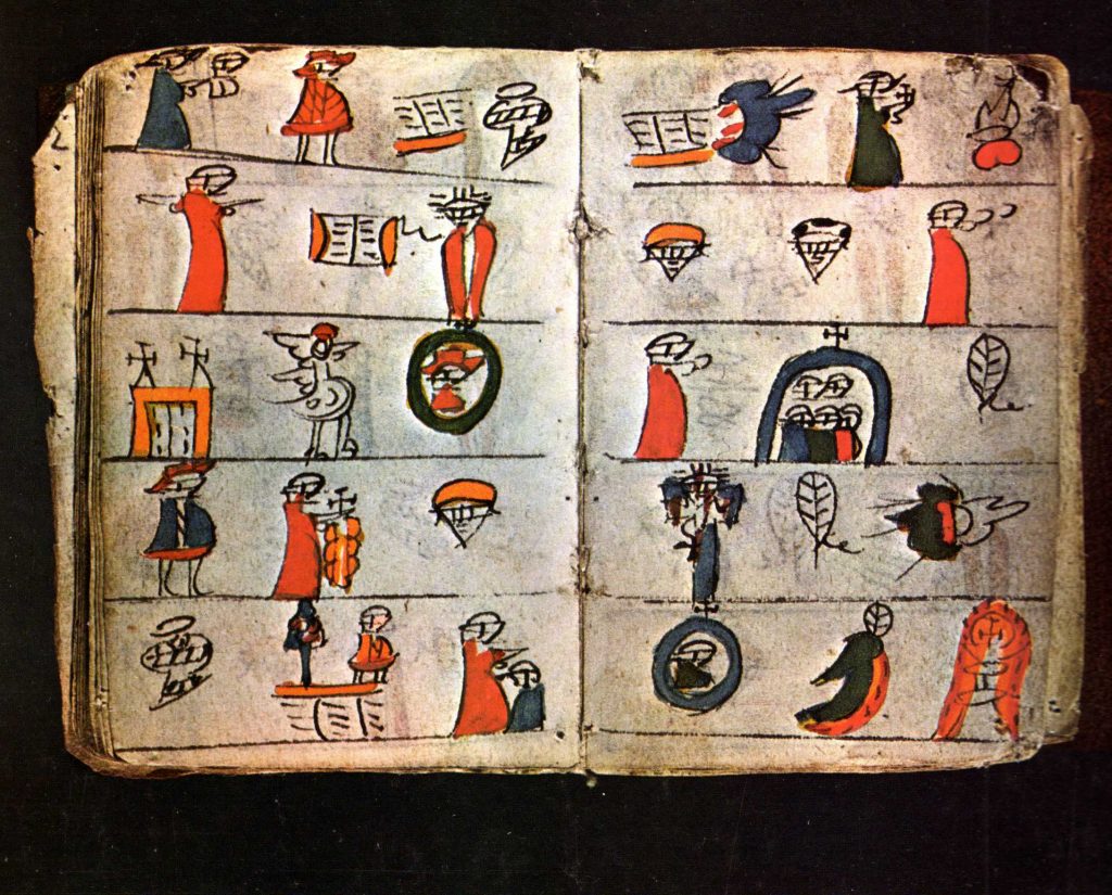 Bir resim yazısı "piktogram" örneği
