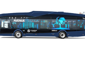 TEMSA ve ASELSAN tarafından ortak üretimi yapılacak olan ve ilk yüzde 100 milli elektrikli otobüs olarak tanıtılan "AvenueEV" bugün görücüye çıktı.