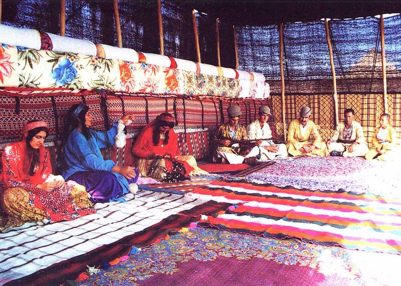 Kaşkay Türkleri çadırı