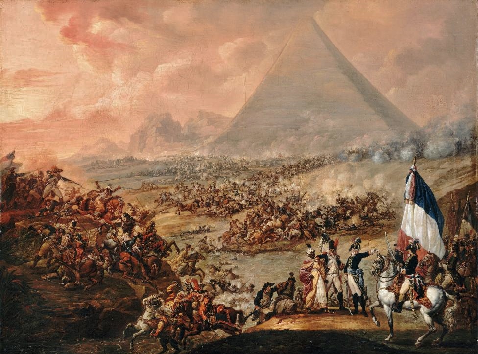 Piramitler Savaşı – Joseph Watteau Tablosu 1798