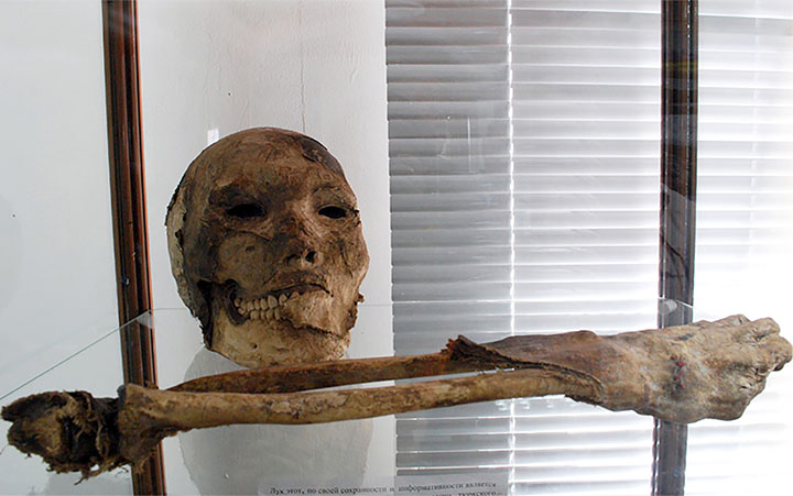 Hun warrior mummy