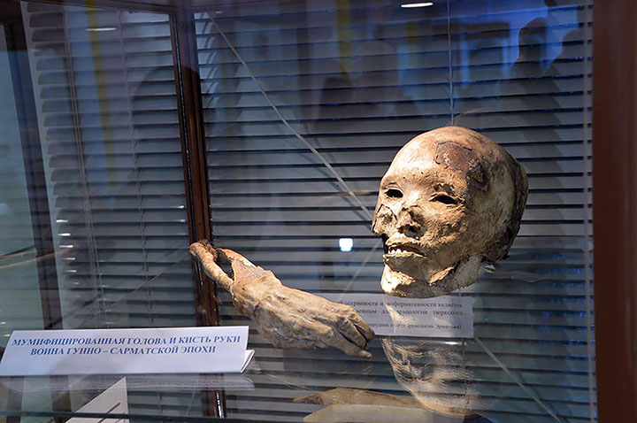 Hun warrior mummy
