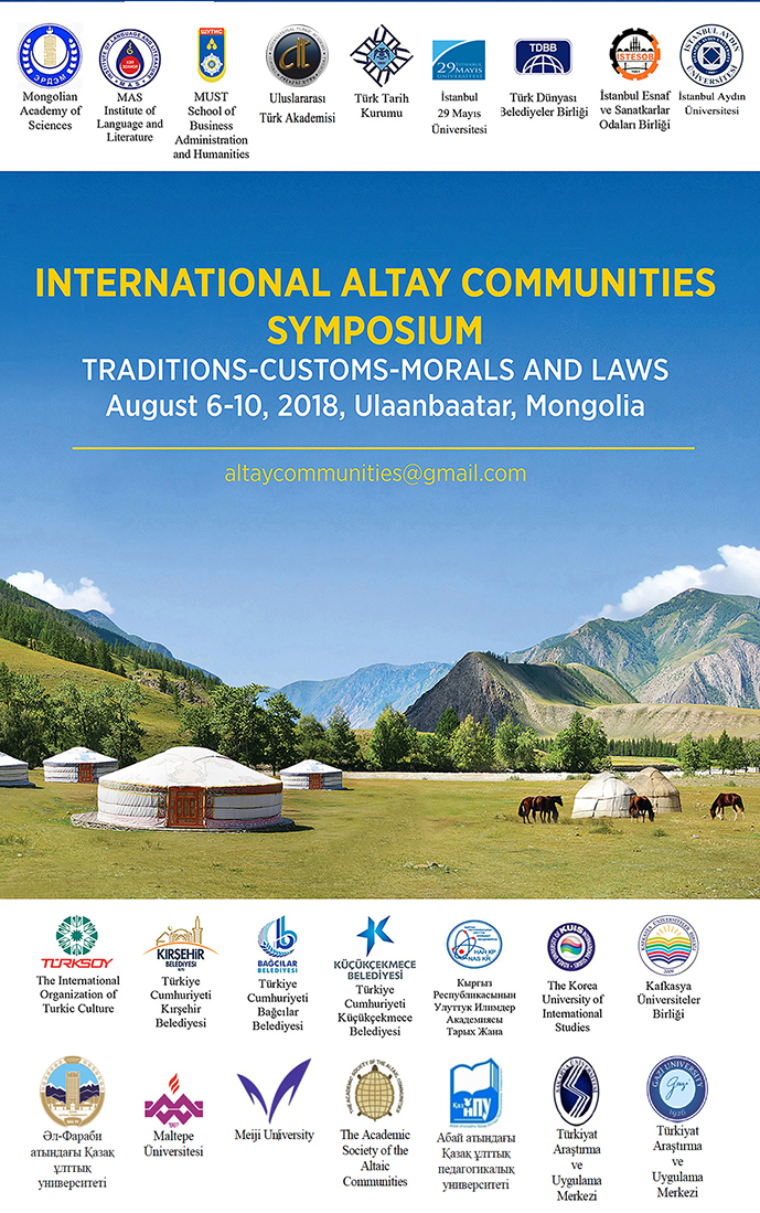 1ALTAY TOPLULUKLARI SEMPOZYUMU