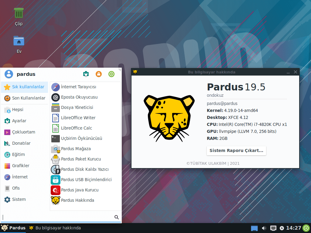 Pardus 19.5 kadircelep