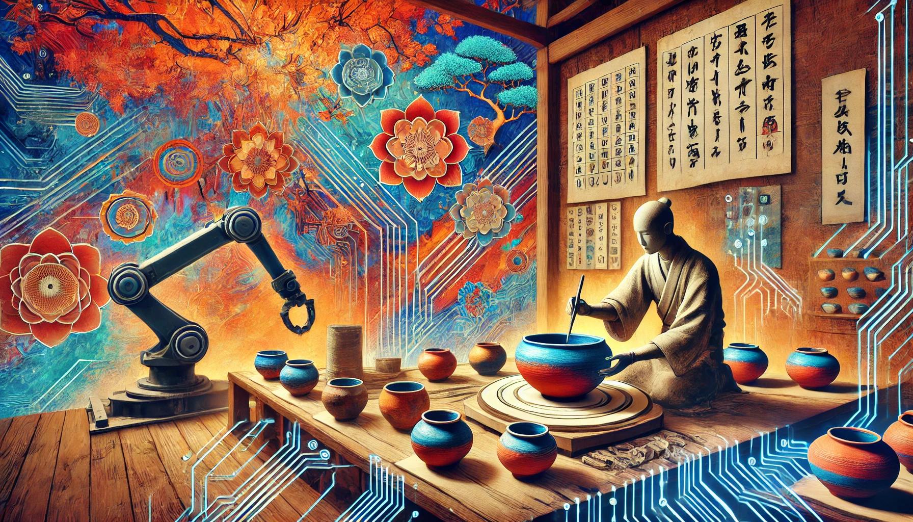 A_vibrant_concept_illustration_monozukuri